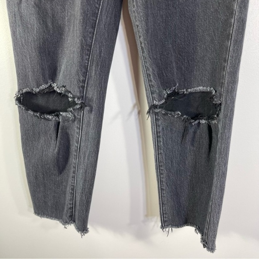 Abrand Jeans Distressed Skinny Jean Size 26 Color Black - Picture 3 of 13
